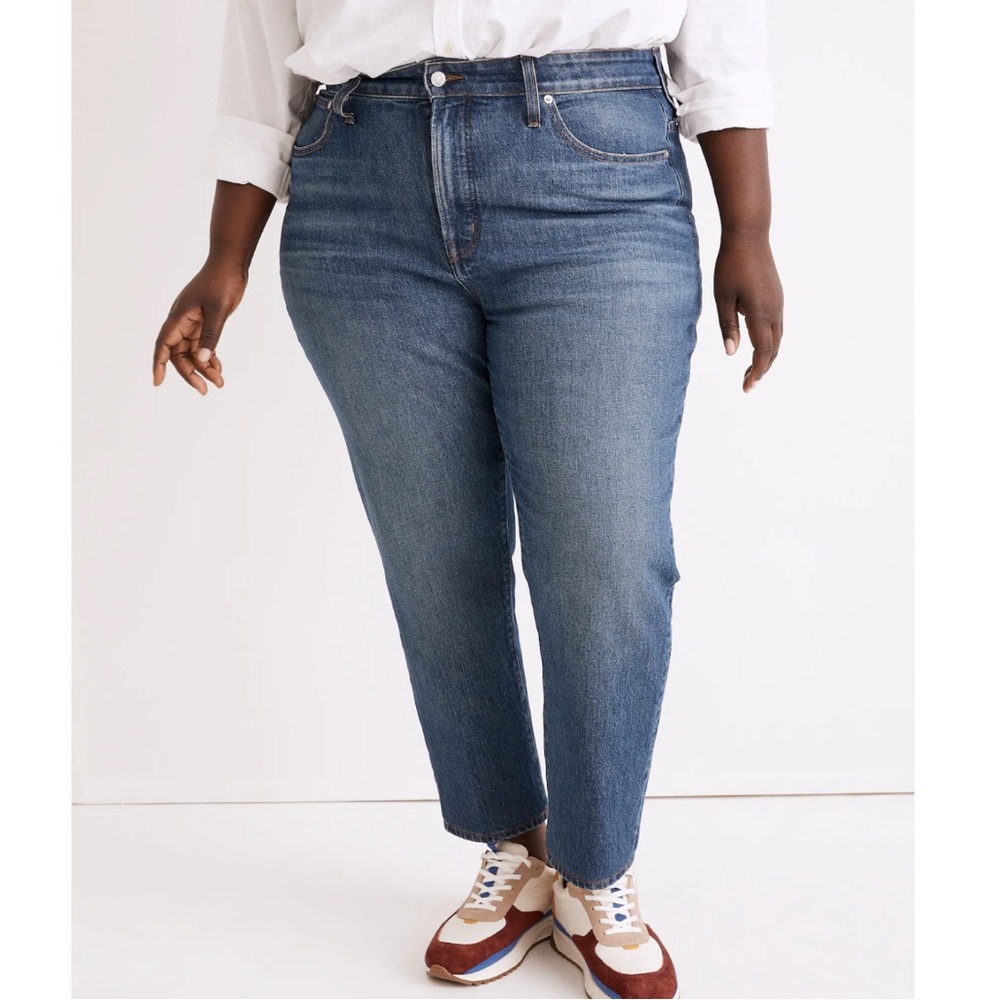 Madewell Plus Perfect Vintage Ankle Jean in Drayton Wash